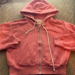 American Eagle Outfitters Pink Zip Up